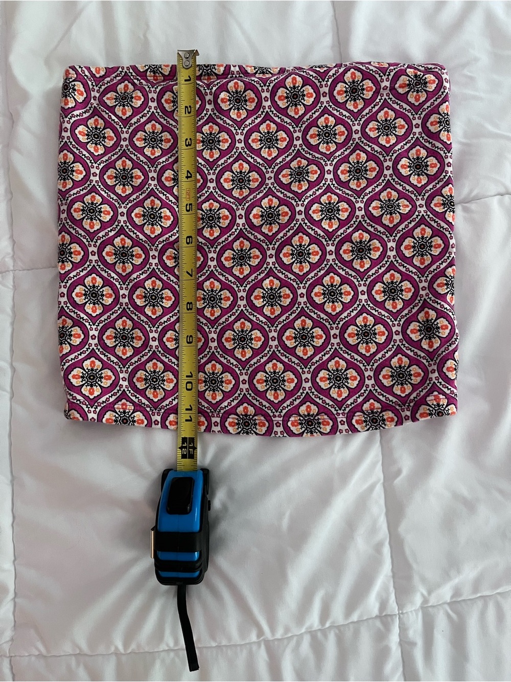 Old Navy Purple and Orange Floral Tube Top